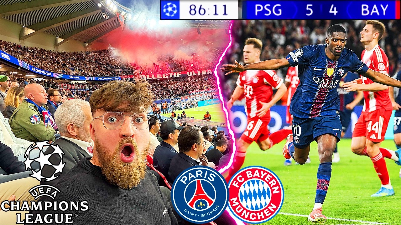PSG vs. FC Bayern - UCL Stadionvlog 🔥😱 | HALBFINALE DER SUPERLATIVE 9 TORE | ViscaBarca