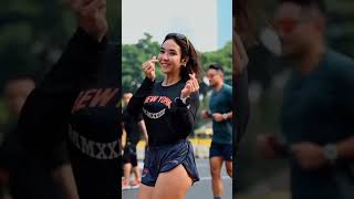 Gisella Anastasya Olah Raga Jogging Bareng Febby