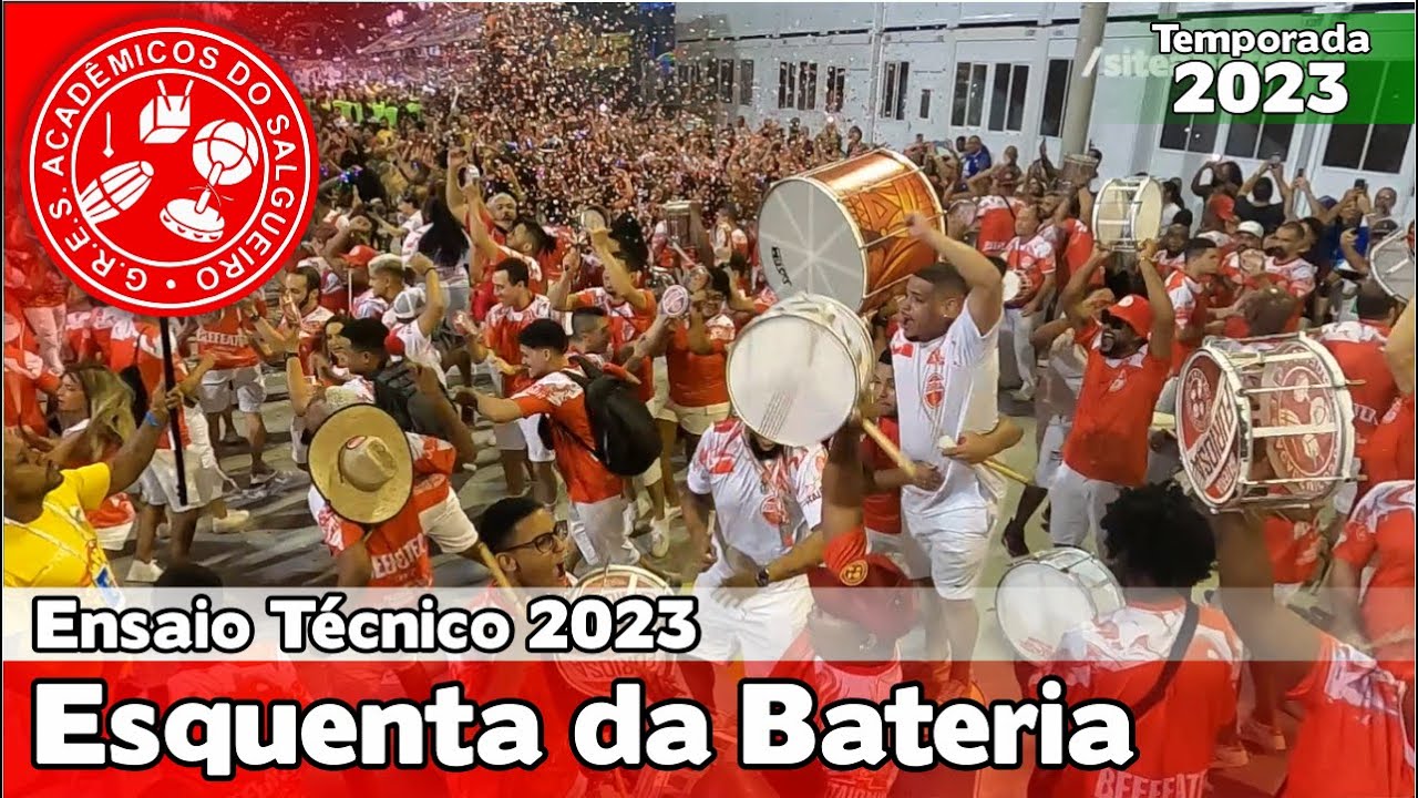 Salgueiro 2023 | Esquenta da Bateria - Ensaio Técnico | Samba ao vivo - 