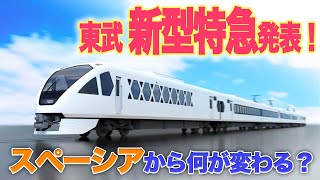 ついに発表！東武の新型特急N100系ってどんな車両？|乗りものチャンネル