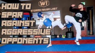 How to Spar Against an Aggressive Opponent | Taekwondo Sparring Tips