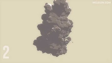 Blender3D Toon Shader Particle Smoke
