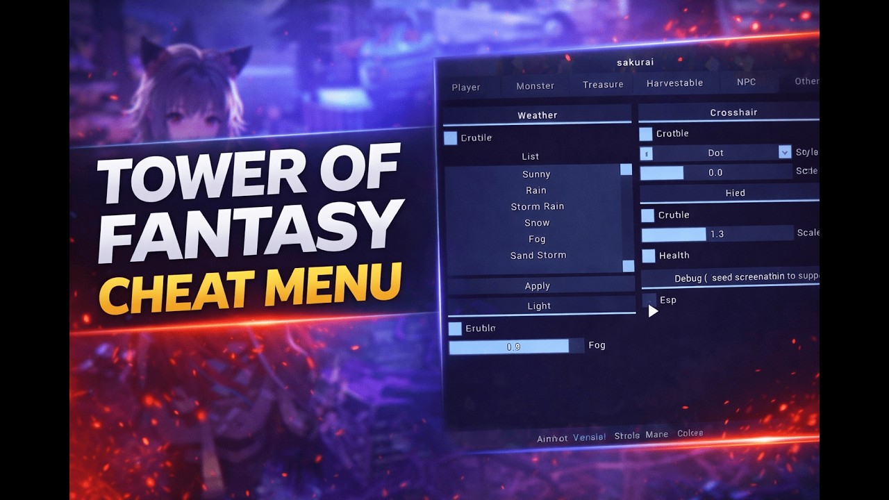 *UNDETECTED* TOWER OF FANTASY MOD MENU | WALLHACK & AIMBOT
