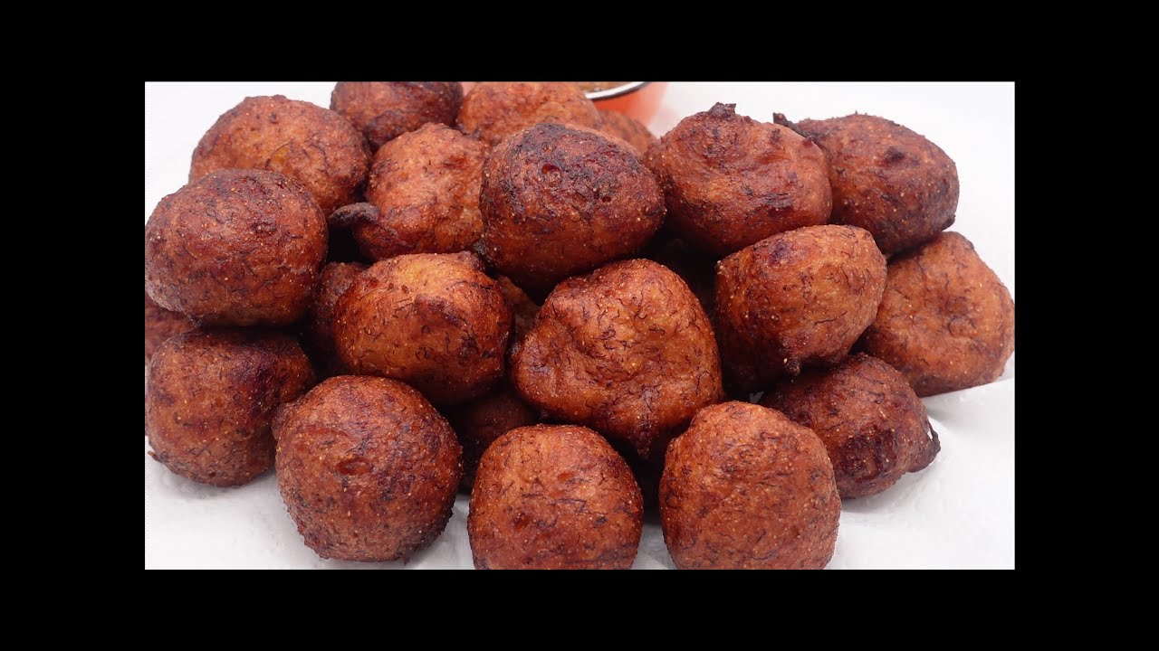 Beignets de maïs sans levure || Corn banana puff puff || Akrakoro || Beignets de banane || Accra