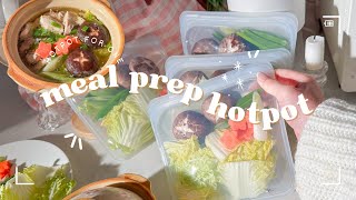 If You Hate Meal Prepping!! 👀 Try this Cozy Hot Pot Meal Prep