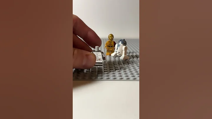 LEGO Star Wars TC-14 minifig with C3PO and R2D2 #lego #minifigures #shorts #legominifigures