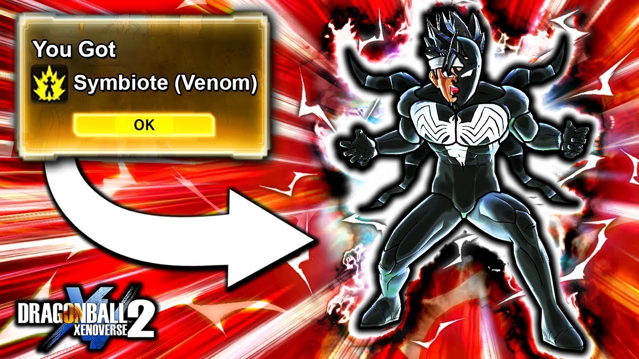 venom, symbiote, venom symbiote, xenoverse 2 symbiote, xenoverse 2 venom, d...