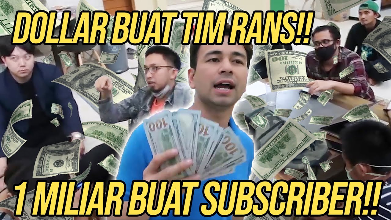 1 MILIAR UNTUK SUBSCRIBER. DOLLAR UNTUK KARYAWAN.