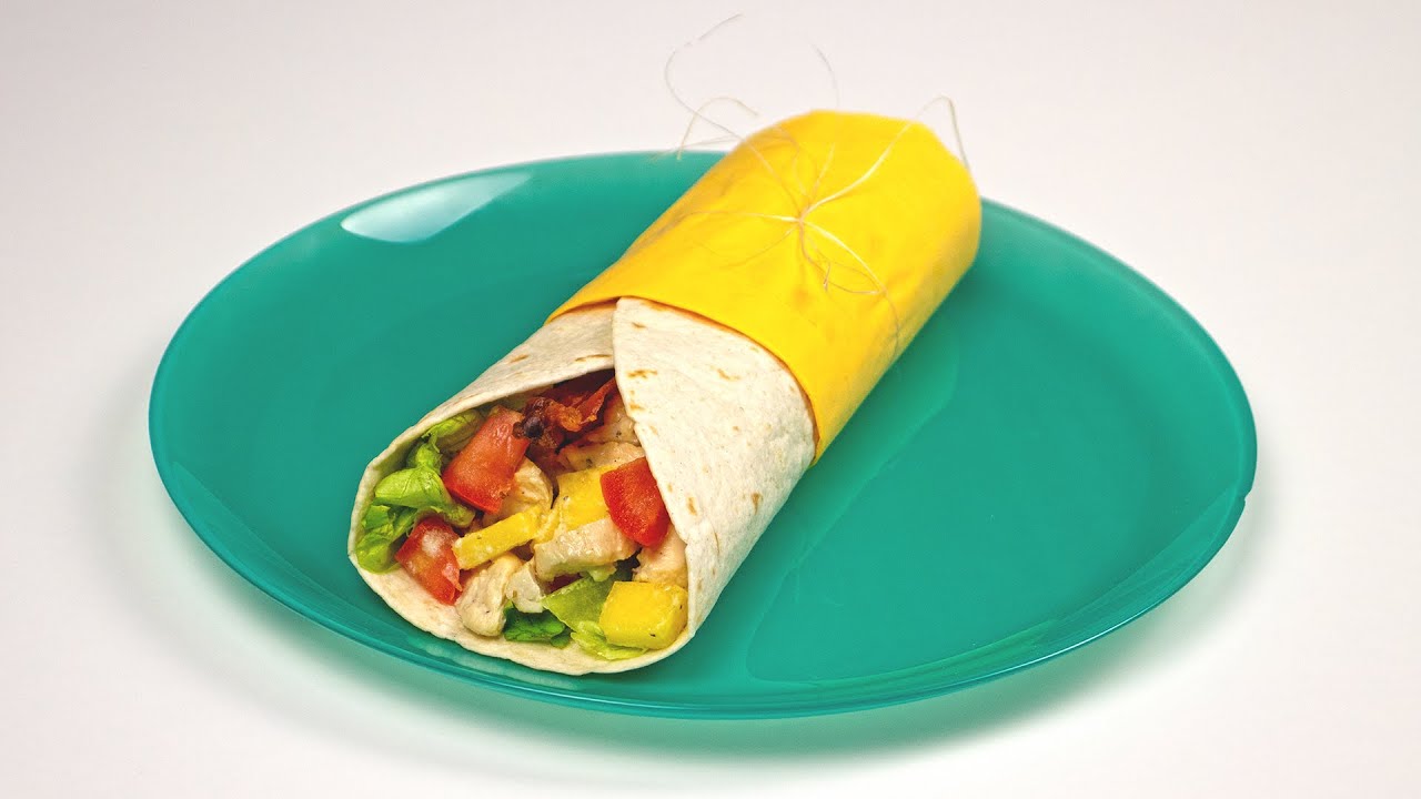 Learn How California Chicken Wrap Is Made AT HOME [4K Video] YouTube