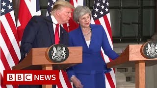 Trump v Trump on the NHS - BBC News