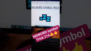 MSWORD Symbol Shortcut Keys Trick 216