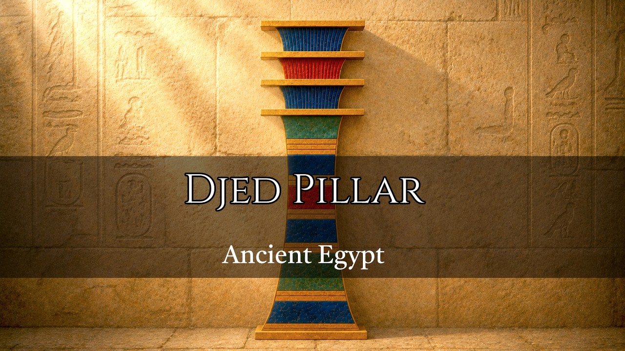 Jed Pillar Rotation Origin of the Djed Pillar - Ancient Egypt - YouTube