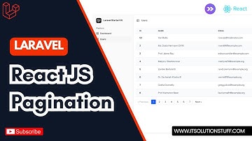 Laravel Inertia React JS Pagination Example