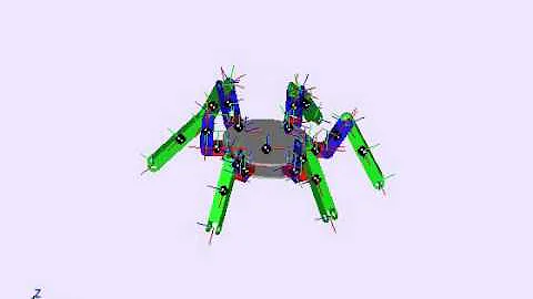 hexapod with matlab