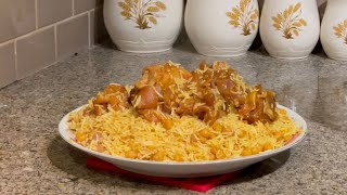 Afghan Special Pacha Palau ( Cow Feet with Rice)