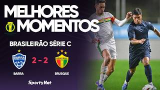 UM JOGO QUE PROMETEU MUITO E ENTREGOU MAIS! Melhores Momentos -  Barra 2 x 2 Brusque