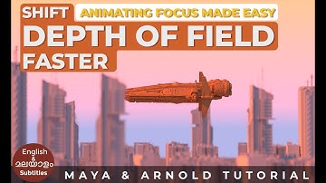 depth of field in Arnold for maya tutorial | Animate focus