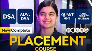 Top 1% DSA Preparation - Complete Placement Prep :DSA+ Aptitude + Core Material | New Alpha Plus 8.0