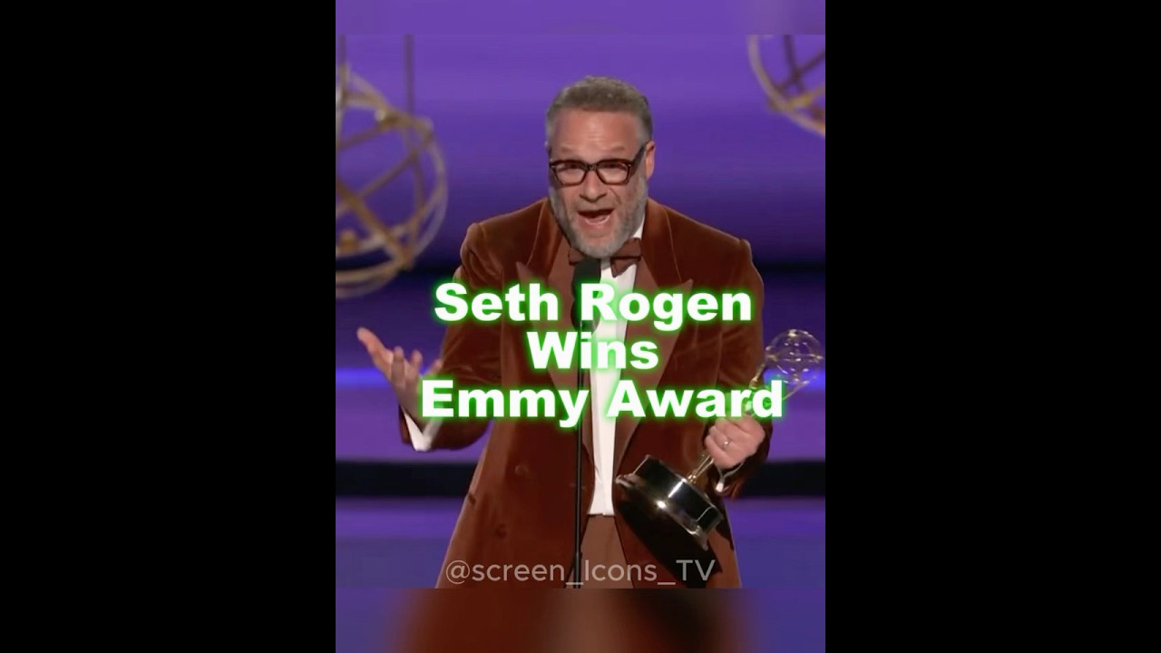 Seth Rogen wins Emmy Award for best lead actor in comedy series 'The Studio' 