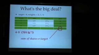 Fair Allocation (Joel Neely) Java Posse Roundup 2009 Lightning Talks