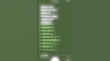 Thumbnail of Nazan Öncel - beni hatırla (şarkı sözleri)