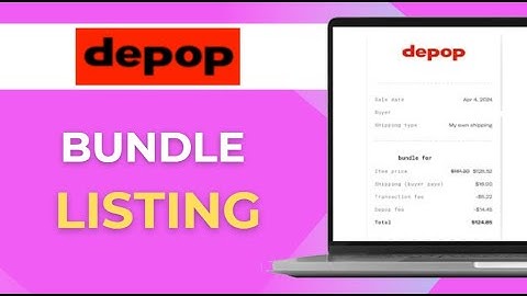 How to create a bundle listing on Depop