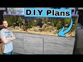 How to design  plan diy aquarium stands pt 2