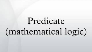Predicate (mathematical logic) HD