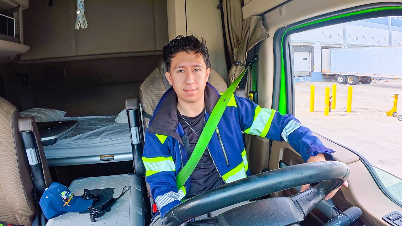 A Full Day In My Life As A Truck Driver - YouTube