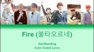 BTS - Fire Color Coded Lyric [Han/Rom/Eng] | by OmmoKpop