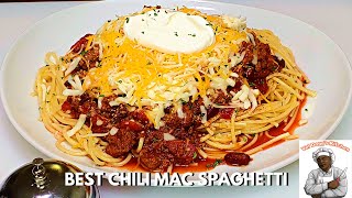 Best Chili Cheese Spaghetti | How To Make Chili Mac Spaghetti at Home |Pasta recipe