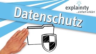 Datenschutz einfach erklärt (explainity® Erklärvideo)