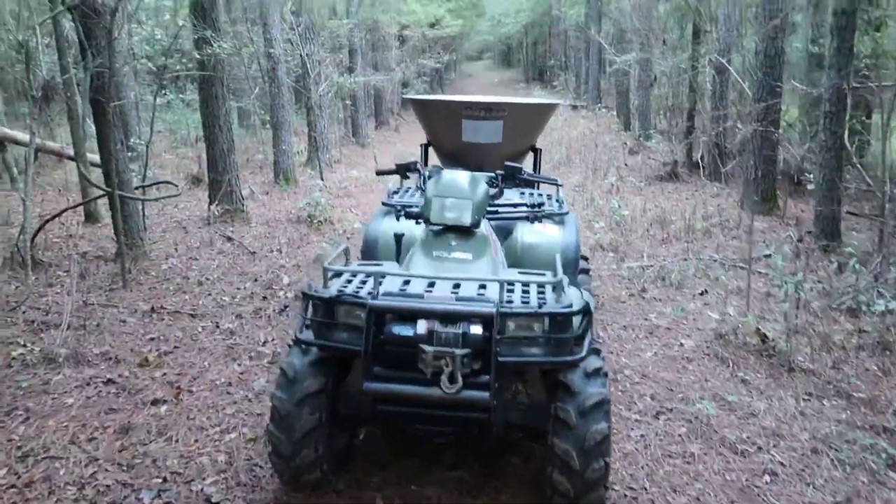 Planting food plots with the new spreader YouTube