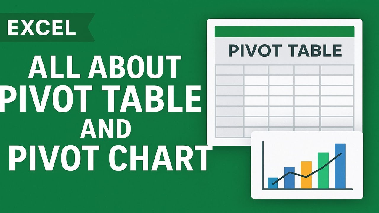 All About Pivot Table & Pivot Chart in Excel - YouTube
