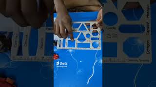 Designer ruler #draw shapes #viral #shorts