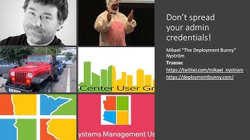 Don’t spread your admin credentials! - Mikael Nyström