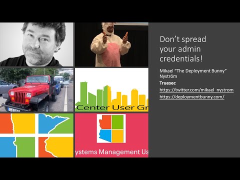 Don’t spread your admin credentials! - Mikael Nyström