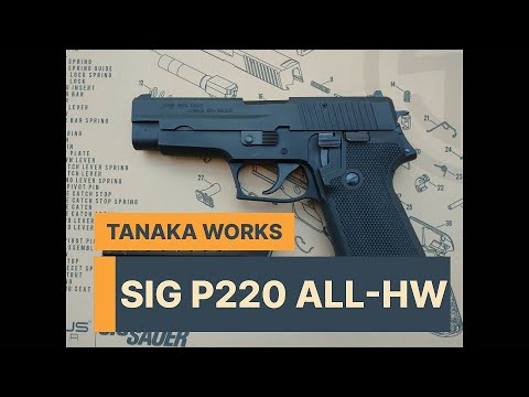 【中古美品】タナカ 陸上自衛隊 9mm拳銃 P220 IC HW ヘビーウェイト タナカ】SIG SAUER P220 IC HW 陸上自衛隊 9mm拳銃