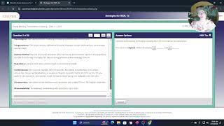 Part 3 Clinical Judgment Measurement Model Question Sample: Prioritize Hypothesis