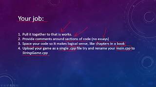 Simple word Game in C++