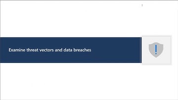 Explore Threat Vector And Data Breaches
