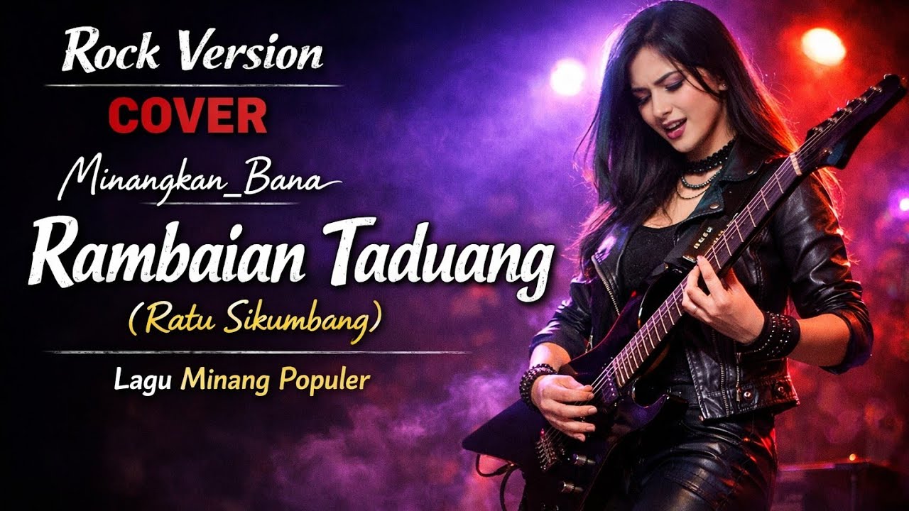 RAMBAIAN TADUANG - RATU SIKUMBANG ( MINANG ROCK COVER) | Lagu Minang Populer