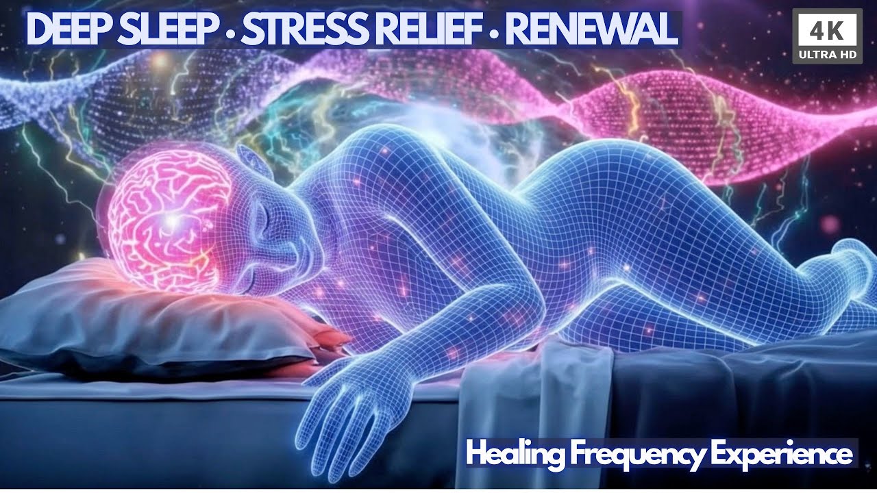 432Hz + 528Hz + 741Hz | The Deepest Healing Sleep for Stress Relief ...