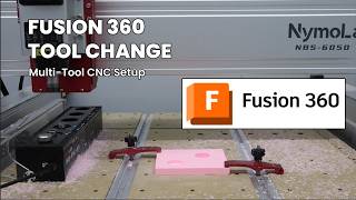 Fusion 360 CNC Tutorial | NymoLabs Post Processor Setup, ATC Tool Change & Engraving Workflow
