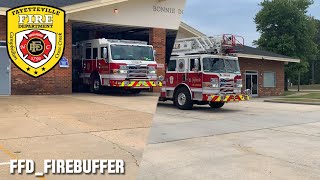 Fayetteville Fire Department Engine 9 & Truck 9 Response non-emergent