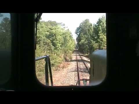 Athens Line Railroad: Athens to Center cabride Running the hill at Center