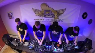 DJ K-MORE - DJ MAST - DJULIO - CADILLAC - 4 DJ LIVE MIXE & SCRATCH @ DJ SCHOOL METZ