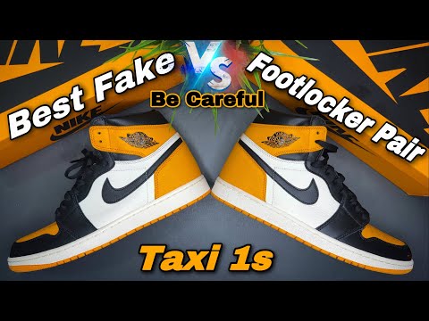 Real vs Fake - Jordan 1 Taxi - Don’t Get Scam ⚠️ Legit Check Your Shoe !