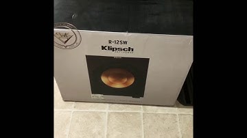 Klipsch Subwoofer R-12SW Unboxing & Sound Test