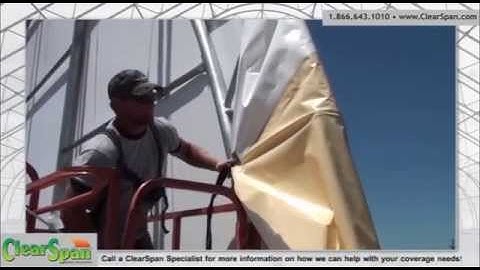 ClearSpan Fabric Building Tips: Installing End Panels - Part 4